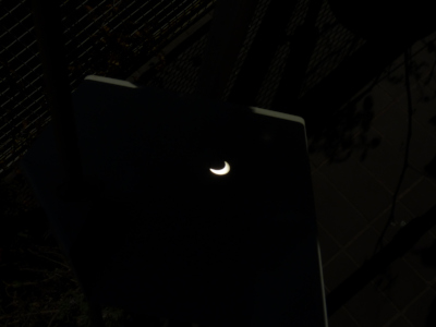 Foto del eclipse